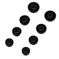 8 vnt. silikoninių ausų antgalių ausinėse, ausų antgalių adapteriai, skirti „Sennheiser MOMENTUM True Wireless“, 4 minkšti antgaliai, skersmuo 8–14 mm