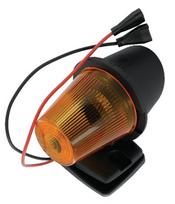 Žibintas apvalus, oranžinės spalvos, tvirtinamas varžtais, Ø 65 mm, Vignal