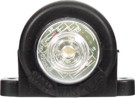 Žymeklio lemputė LED, apvali, 12/24V, balta, tvirtinama varžtais, 57,5x42x76 mm, Waś