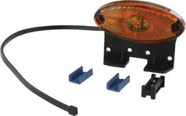 Gabaritinis žibintas LED, ovali, 12 V, oranžinė, tvirtinama varžtais, Aspöck