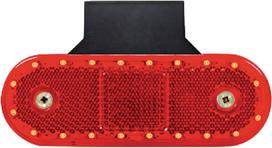 Gabaritinis žibintas LED, stačiakampė, 12-24V, 114x40x25mm, Kramp
