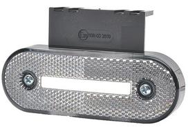 Gabaritinis žibintas LED, stačiakampė, 12-24 V, 115,3x41,3x20 mm, Kramp