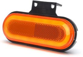 Gabaritinis žibintas LED, stačiakampė, 12-24V, 124x49x20mm, Kramp