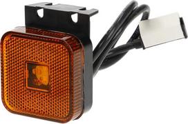 Gabaritinis žibintas LED, kvadratinė, 12-24V, 65x65x28mm, Jaeger, Kramp