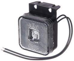 Gabaritinis žibintas LED, kvadratinė, 12-24 V, 65x65x28 mm, Kramp