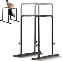 VEVOR Dip Bars Dip Stand stotelė su reguliuojamu aukščiu, 200 kg fitneso treniruočių Dip Bar stotelė, stabilizatorius, Parallet Push Up stendas, lygiagrečios juostos stiprinimo treniruotės namų sporto salėje