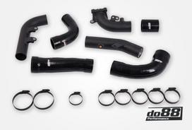 DO88 Toyota Yaris GR Pressure pipes for do88 IC. Black hoses