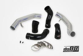 DO88 Volvo S60 V60 XC60 V70 XC70 S80 3.0L T6 Pressure pipes with Black hoses