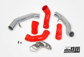 DO88 Volvo S60 V60 XC60 V70 XC70 S80 3.0L T6 Pressure pipes with Red hoses