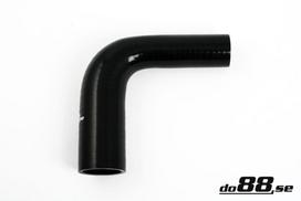 DO88 Silicone Hose Black 90 degree 1 - 1.25'' (25 - 32mm)