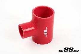 DO88 Silicone Hose Red T 2.5'' + 1.25'' (63+32mm)