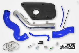 DO88 Volvo S60 V60 V70 T6 Inlet pipe. Blue hoses. Plastic cover