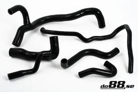 DO88 Audi Quattro 20v Radiator hoses Black