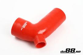 DO88 Volvo 850/S70/V70 IC outlet hose with 25mm BOV connection Red
