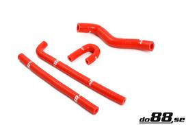 DO88 SAAB 9-3 2.0T 2003- Solenoid valve & crankvent hoses Red