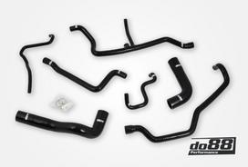 DO88 BMW 525i 525ix E34 Coolant hoses Black