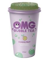 Arbatos gėrimas OMG, pasiflorų skonio su obuolių burbuliukais, 270 ml