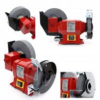 Daugiafunkcinis stalinis šlifuoklis 2x akmenys sausas/drėgnas 1800W 230V 2950RPM