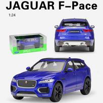 1/24 skalės „Welly Jaguar F-Pace“ lydinio automobilių modeliai, liejiniai, metaliniai žaisliniai automobiliai, automobilių modeliai, modeliuojantys, kolekcijos, dovanos vaikams 1/24-19x7.7x6.5cm mėlyna