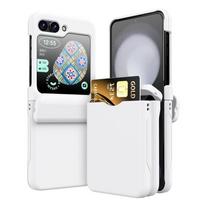Plastikinis telefono dėklas su kortelių laikikliu, skirtas Samsung Galaxy Z Flip 6 5 4 3 Flip6 Flip5 Flip4 Flip3 5G, pilnos apsaugos dangtelis vyriams Galaxy Z Flip5