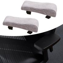 Biuro kėdės porankių pagalvėlės Rankos Patogus Medvilnės Lino Ergonomiškas Alkūnių Atramas Light Gray