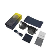 Išmanūs Bluetooth akiniai Poliarizuoti akiniai Gali būti pritaikyti pagal dioptrijas Pilotas Juodi Technologijų ausinės Bluetooth akiniai nuo saulės juoda