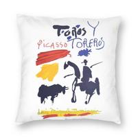 Pablo Picasso Luxury Cushion Cover Car Polyester Pillowcase Single Row Face Art  Sofa 40X40CM