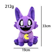 Hazbined viešbutis Husk Miau Katė Anime pliušinis žaislas Husk pliušas Hazbined viešbutis Husk iškamšyti gyvūnai Minkštas žaislas Angelas Miau Lėlės Pagalvė violetinė