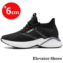Pakylėjantys batai Vyriški sportbačiai Didinantys ūgį Laisvalaikio sportiniai batai Aukštį didinantys batai Aukštesni batai Padidinti vidpadį 6cm 36