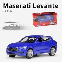 1/36 mastelio „Welly Maserati Levante“ lydinio automobilio modelis, metaliniai žaisliniai automobiliai, automobilių modeliai, didelės simuliacijos kolekcija, dovanos vaikams 1/36-11.9x4.7x4cm