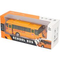 1/32 Modelinis mokyklinis autobusas, lieto lydinio atidaroma durimis žaislinis automobilis su šviesomis, garsais, degalų sistemos dalimis berniukui, mergaitei, vidaus degimo variklio dalimis 1/32-Size:19.5*5.8*4.6cm geltona