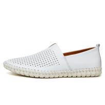 Originali karvės odos vyriška loafer tipo avalynė Madingi rankų darbo mokasinai Minkštos odos Mėlyni slip-on vyrams;#39;S Valtininkų batai Didelis dydis 38-47 38