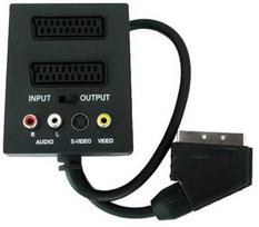 SCART - RCA/S-Video adapteris PremiumCord (Naudoti A)