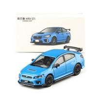 1/64 mastelio Subaru Impreza WRX STI modelio automobilių kolekcija Dovana Diecast transporto priemonė 1/64-Size:7.2*3.2*2.3cm juoda