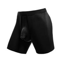 Men Underpants Lengthen Skinny Soft Breathable Anti-septic U Convex Bulge Pouch Elegant Nose 3XL