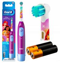 Elektrinis dantų šepetėlis mergaitėms su princesių rinkiniu, Oral-B - 1