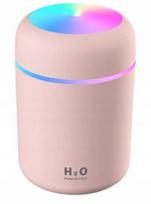 Ultragarsinis mini oro drėkintuvas ir aromaterapijos funkcija, rožinis