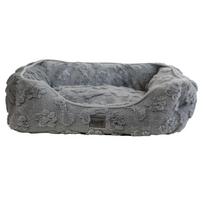 Uniq Pets dog bed rectangular BONE PLUSH minkštas guolis įvairių dydžių - Produkto Dydis S