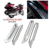 GL1800 Radiator Slot Vent Trim Motorcycle Decoration Parts For Honda Goldwing GL 1800 Gold Wing 1800 Tour 2018- Gloss Chrome