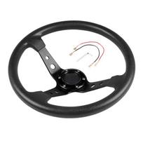 Skirtas Logitech G29 G920 G923 lenktyniniam žaidimui, lenktyniniam vairui skirtas universalus vairas, 14 colių 350 mm juoda