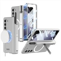 Magsafe magnetinis vyrių rašiklio laikiklis stovas dėklas Samsung Galaxy Z Fold 6 5 4 3 su ekrano apsaugine plėvele Dangtelis Fold6 Fold5 For Galaxy Z Fold 5&Only Case (No Pen)