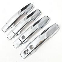 FJ200 Automobilio Chromuoti Durų Rankenų Gaubtai Apsaugos Toyota Land Cruiser 200 2008 2009 2010 2011 2012 2012 2014 2015 priedai 2 smart key hole