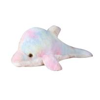 1vnt 32cm Mielas kūrybingas šviečiantis pliušinis žaislas delfinas lėlė Švytinti LED šviesa gyvūnų žaislai spalvinga lėlė pagalvė miela dovana vaikams 30cm