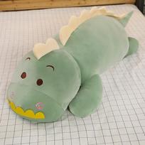 60/90/120CM Animacinis Gyvūnas Dinzauras Pliušinė Pagalvė Pagalvėlė Žaislai Kimšti Minkštos Ilgos Miego Lėlės Vaikų Gimtadienio Dovana 60CM žalia