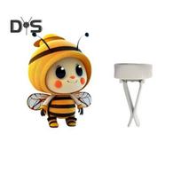 Mažos bitutės automobilio ventiliacijos grotelių spaustukas oro gaiviklis mielas automobilio salono kvapų laikiklis automobilio AC ventiliacijos grotelėms bitės formos automobilio aksesuarai Honeybee