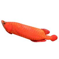 30cm Realistiškas simuliacinis arapaima pliušinis minkštas žaislas lėlė Kūrybiškas dekoras Žaislas Mielas Kūdikio Vaikų Pažinimo Lydintis Žaislas 30cm raudona