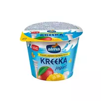 ALMA graikiško stiliaus jogurtas su mangais, 3,4% rieb. su vaisių cukrumi, 180 g