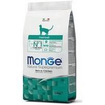 Sausas maistas katėms nuo plaukų gumuliukų susidarymo, 1,5 kg, Monge Dry Cat Hairball