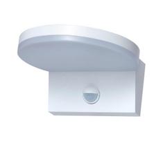 Rabalux 77120 -LED sieninis lauko šviestuvas su jutikliu BATIDA LED/9W/230V IP54 balta