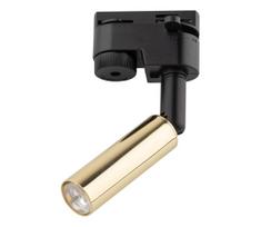 LED Akcentinis šviestuvas bėgių sistemai LAGOS 1xG9/3W/230V auksas/juoda